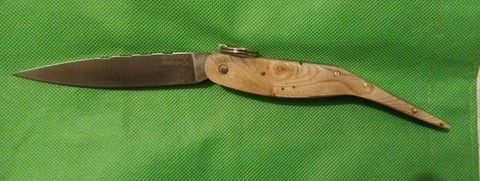 Manche en pistachier Couteau catalan Navalla 12,5 cm